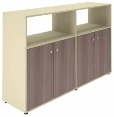 Стеллаж закрытый (средние двери)